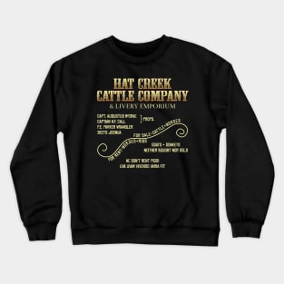 Hat Creek Sign Crewneck Sweatshirt